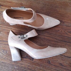 France Mode heeled Mary Janes